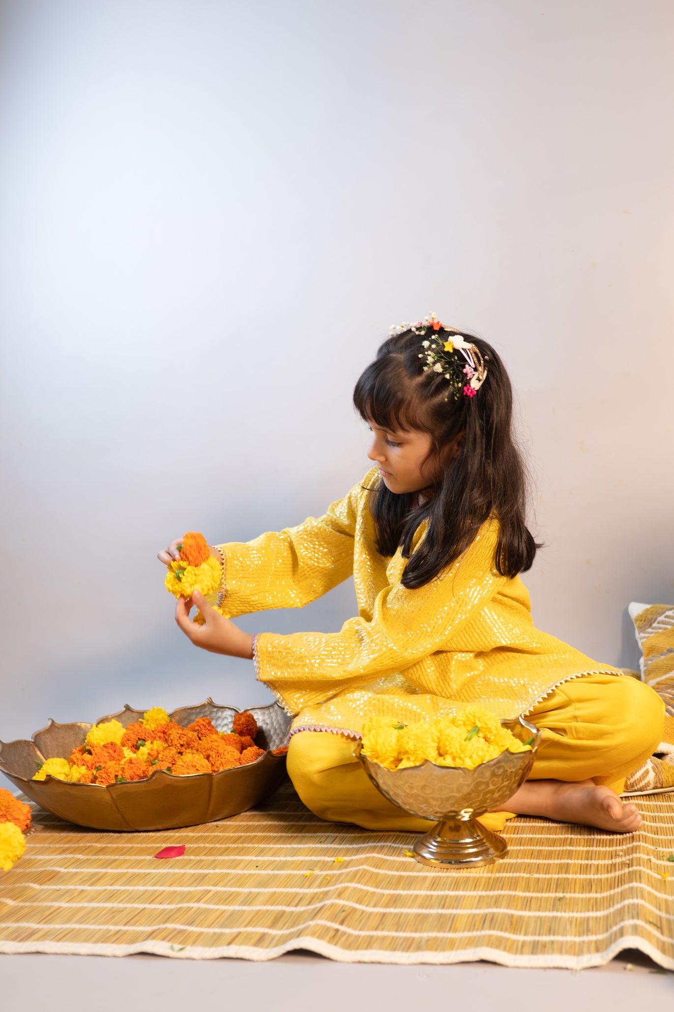 YELLOW SITARA SET