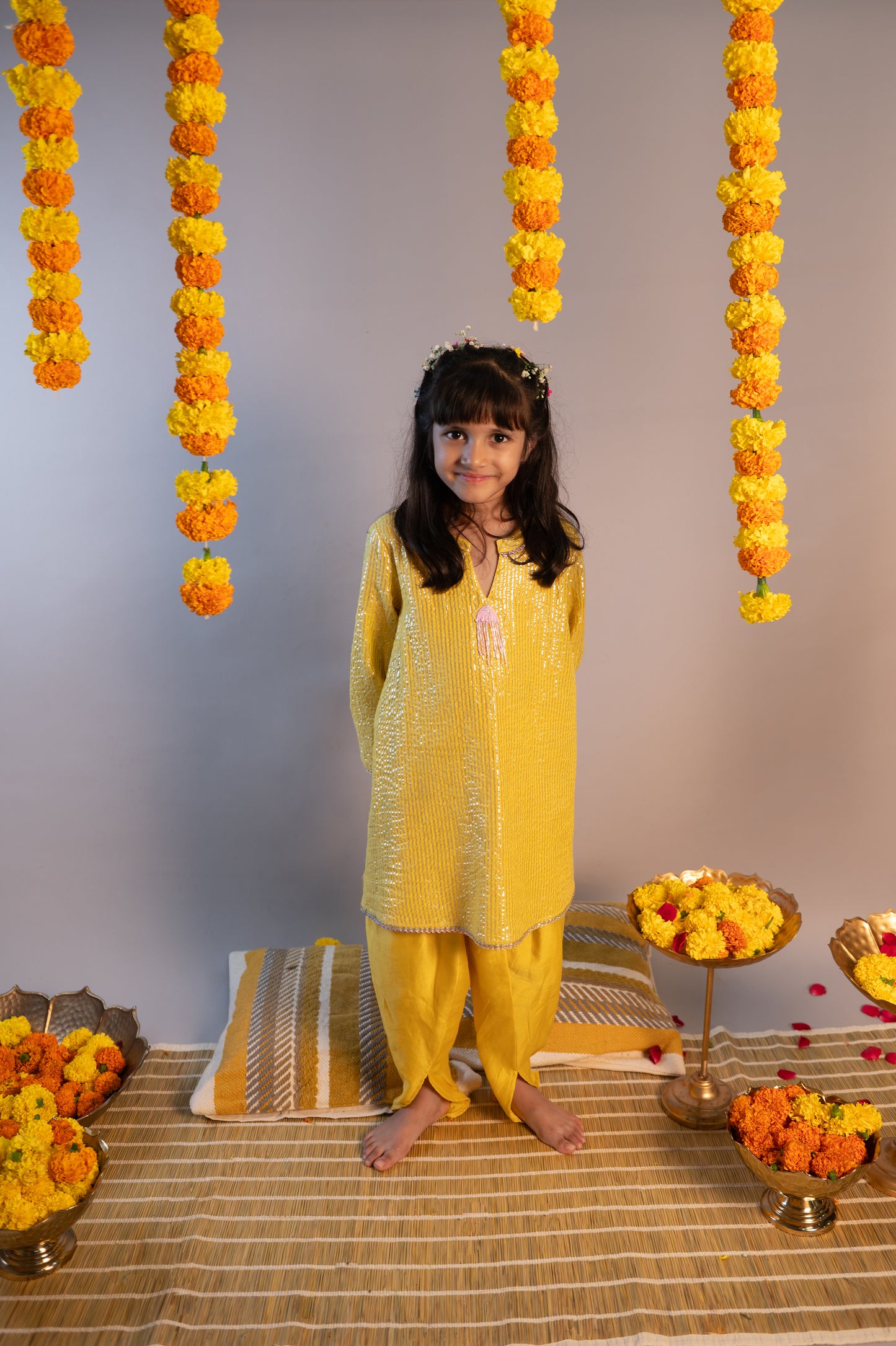 YELLOW SITARA SET