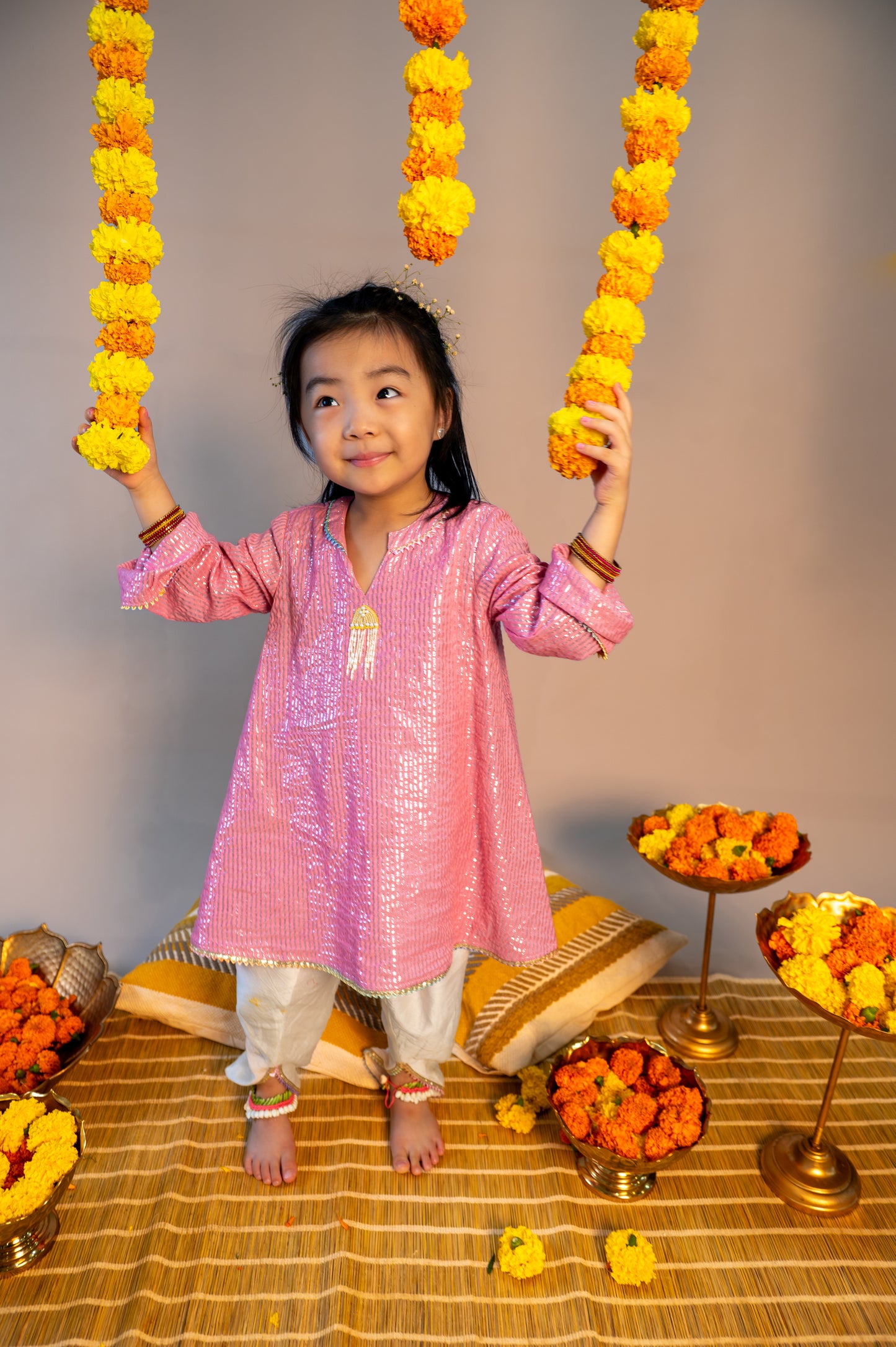 Gulabi Sitara Set