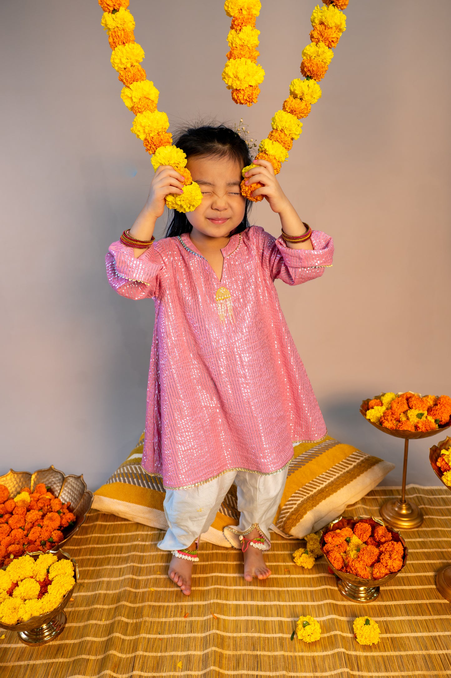 Gulabi Sitara Set