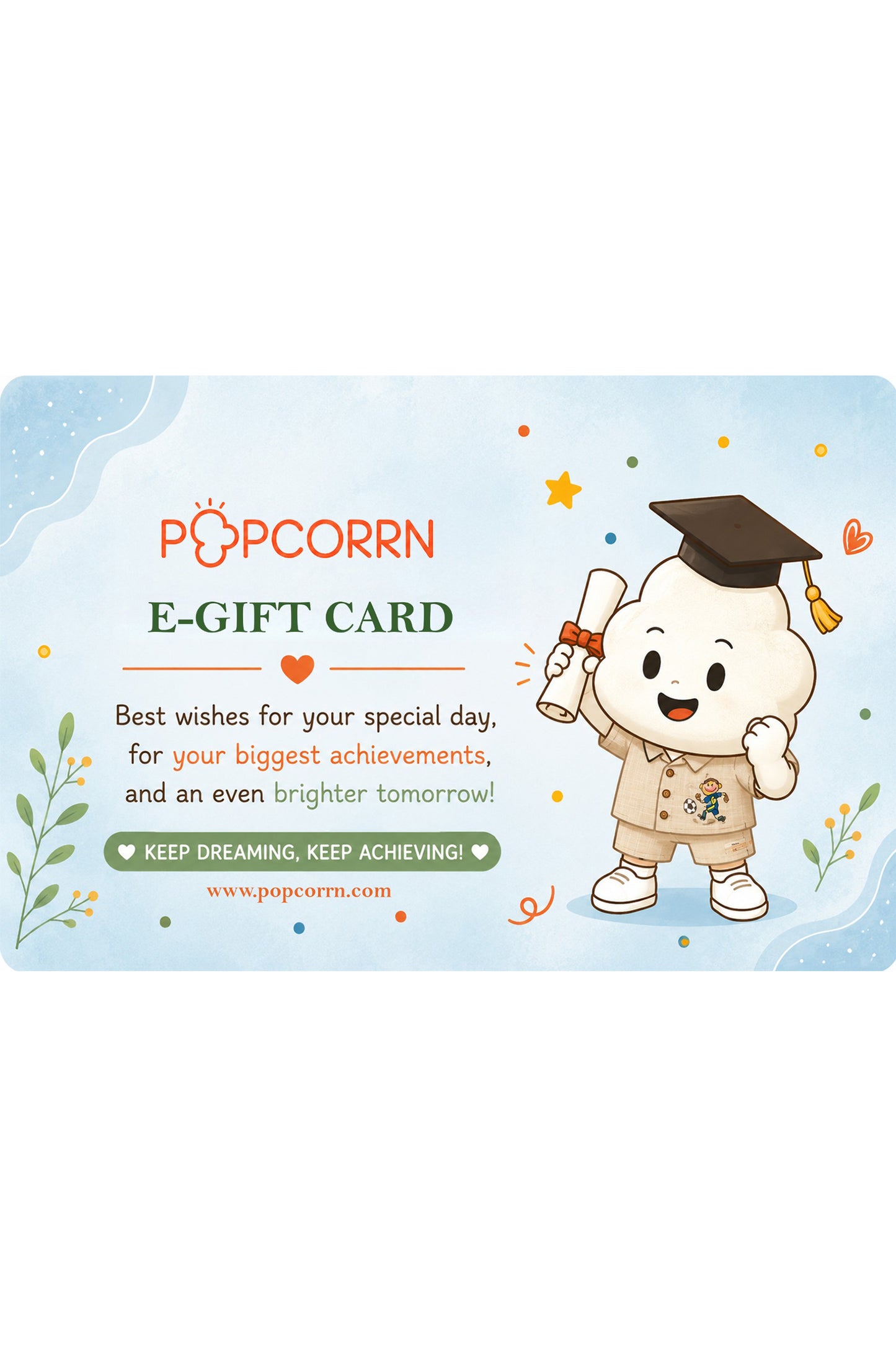 Graduation E-Gift Card