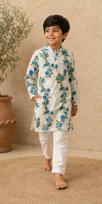 NEELA ANAAR KURTA  - BOYS