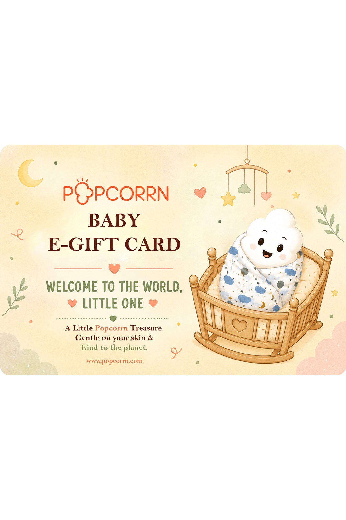 Baby announcement E- Gift card