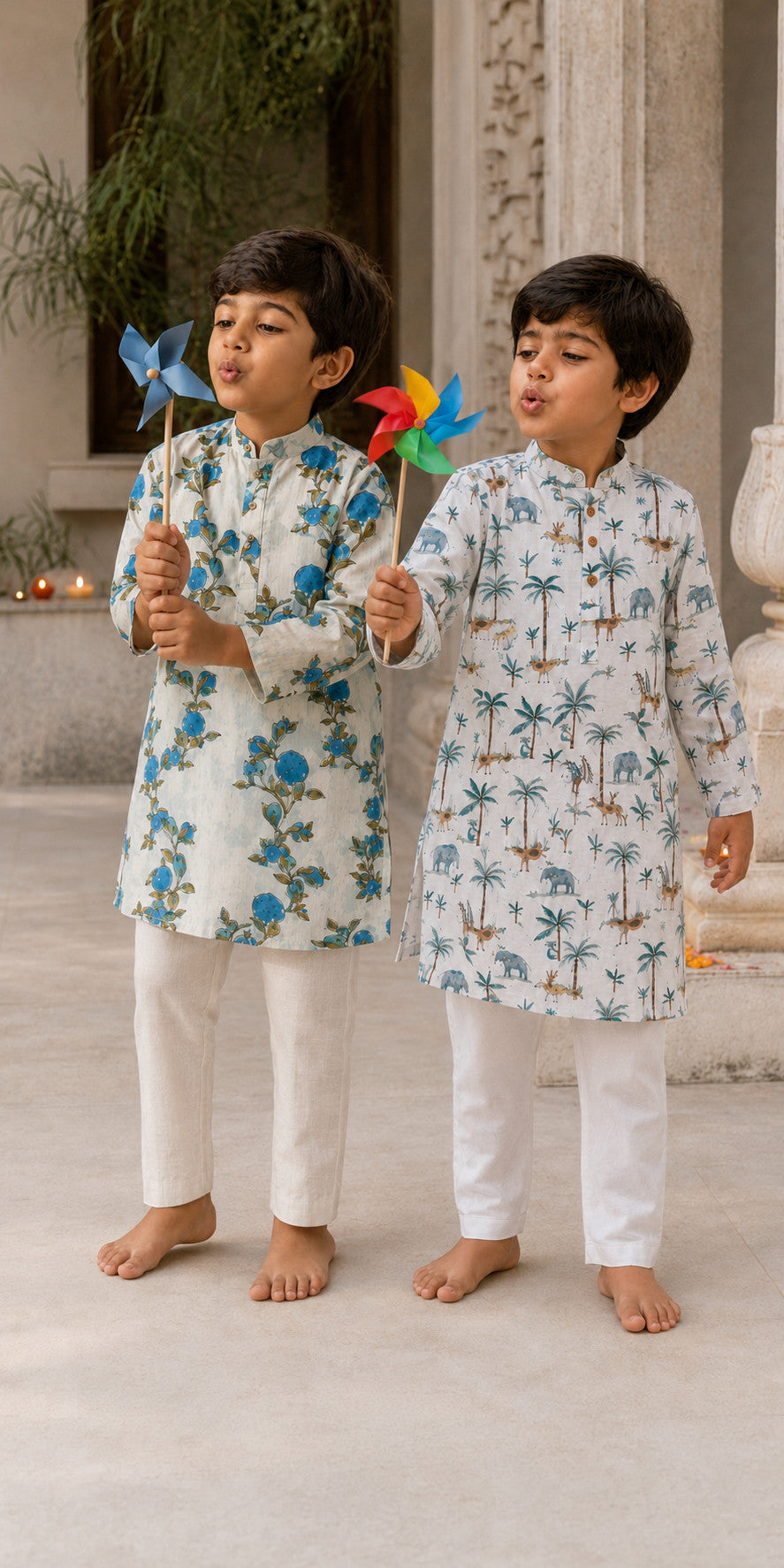 NEELA ANAAR KURTA  - BOYS