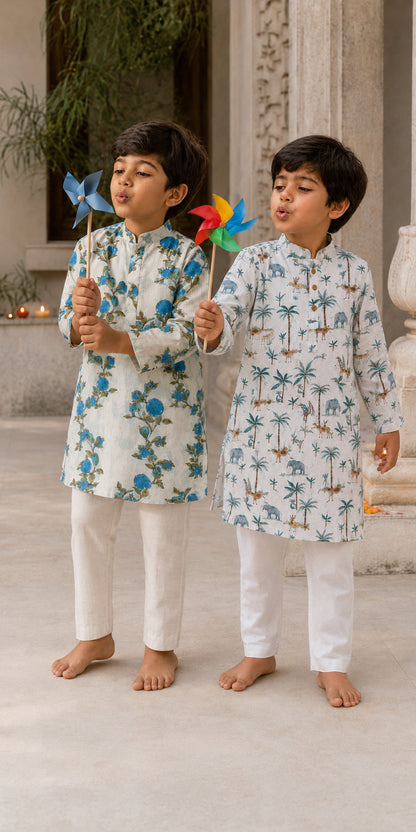 NEELA ANAAR KURTA  - BOYS