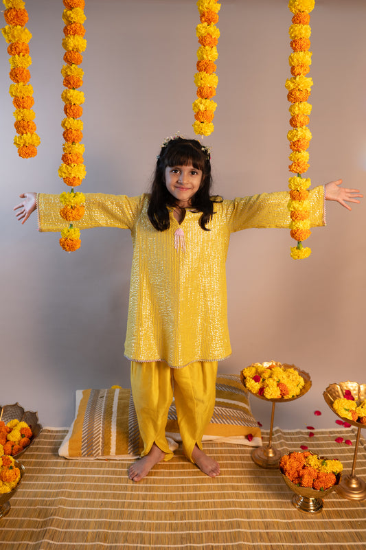 YELLOW SITARA SET