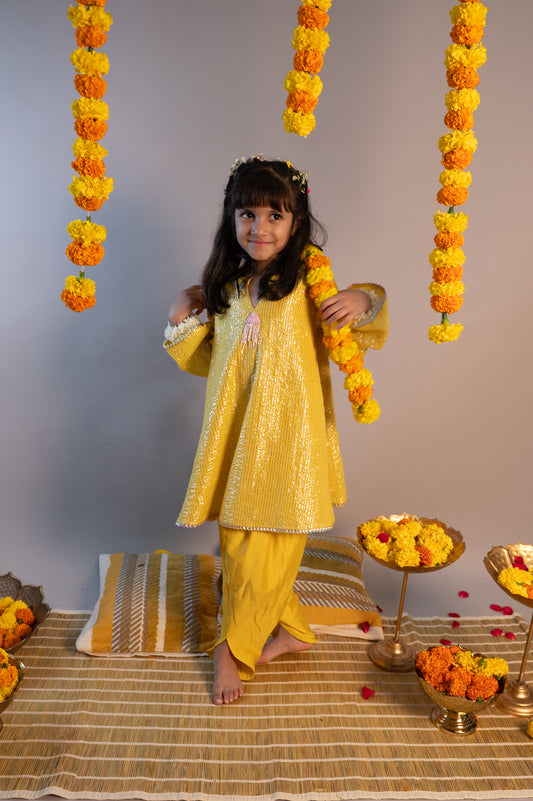 YELLOW SITARA SET