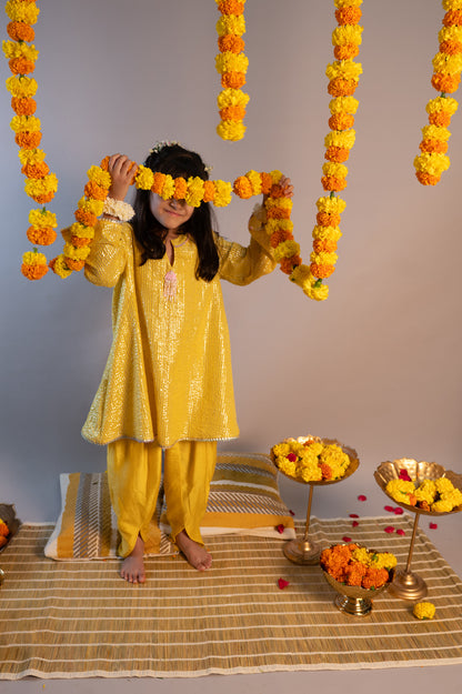 YELLOW SITARA SET