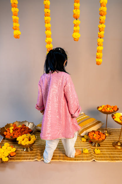 Gulabi Sitara Set