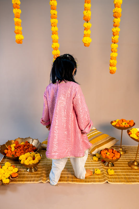 Gulabi Sitara Set