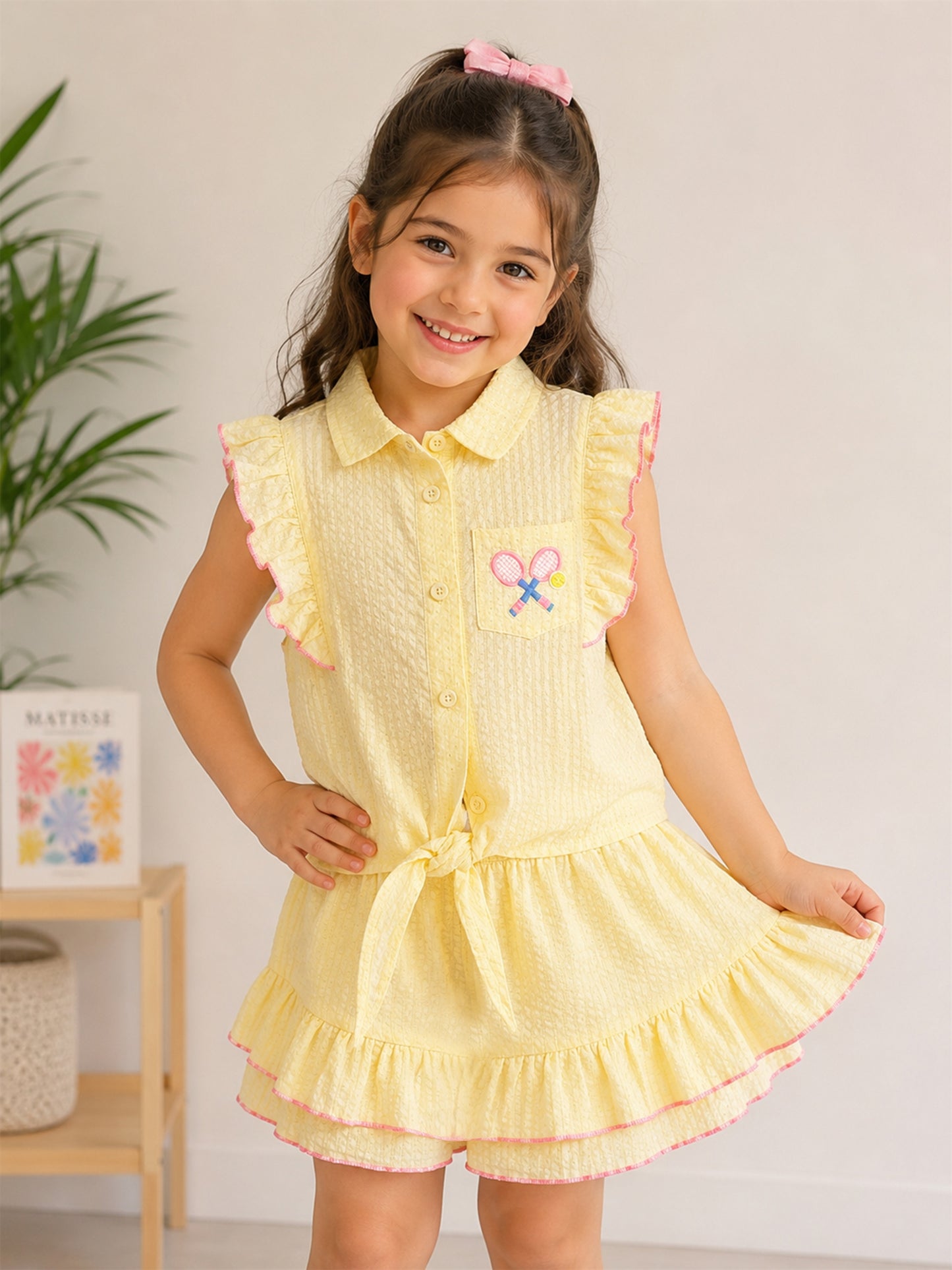 IRIS SKORT SET- LEMON SORBET