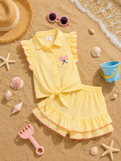 IRIS SKORT SET- LEMON SORBET