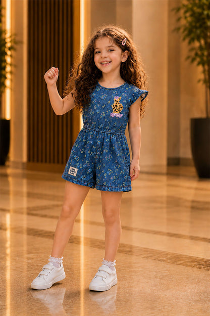 THIA DENIM PLAYSUIT