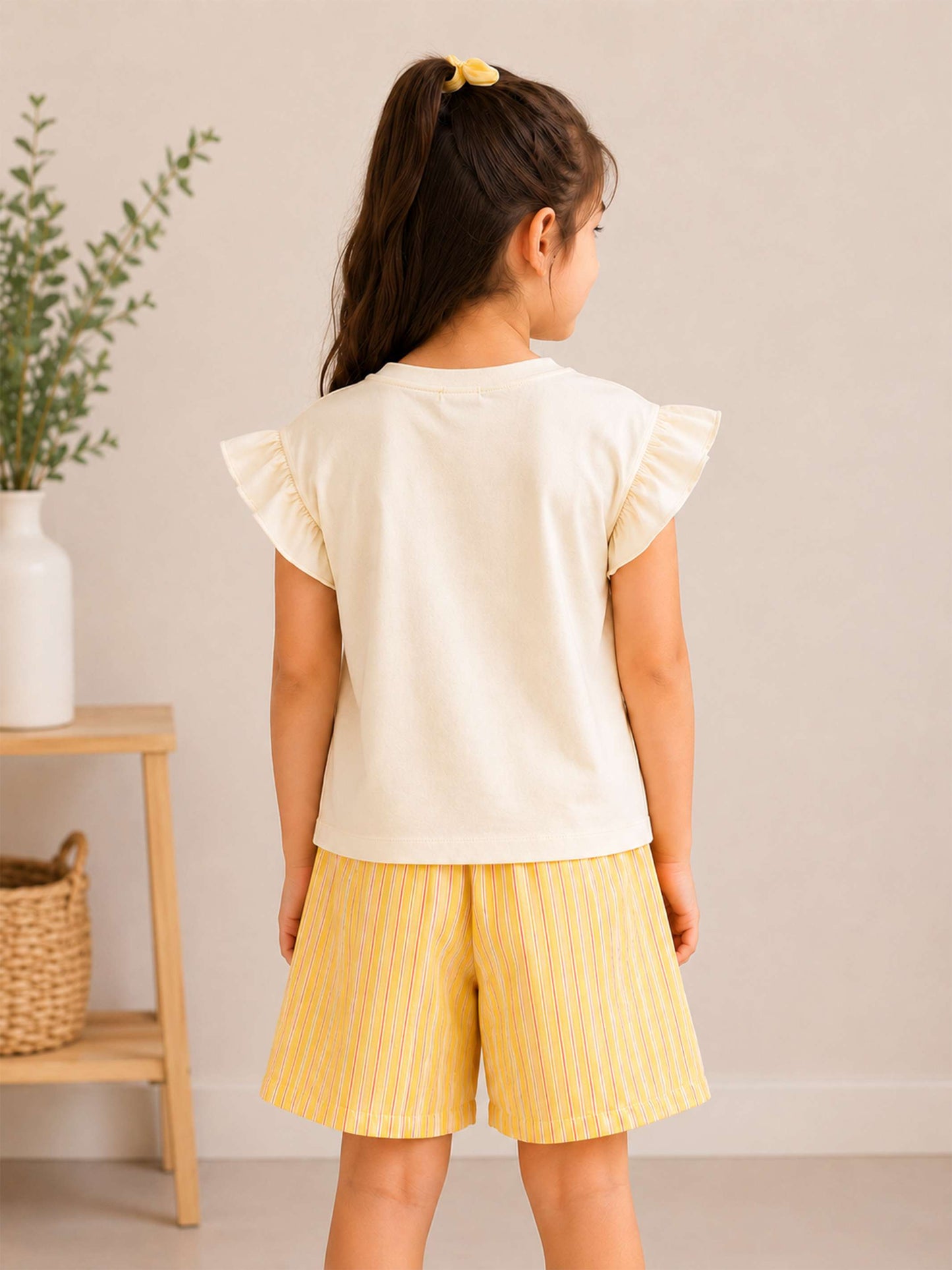 AZALEA SHORTS SET- LEMON SORBET STRIPE