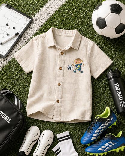 ELIS LINEN FOOTBALL SHIRT